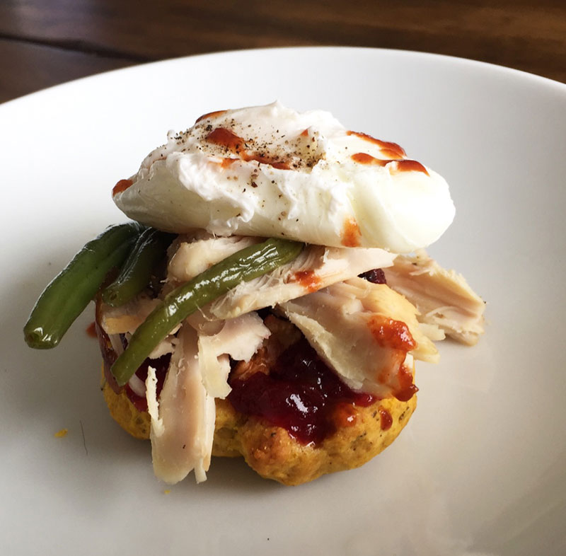 Leftover Thanksgiving Eggs Benedict - The Schmidty Wife